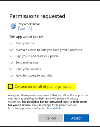 permit onedrive