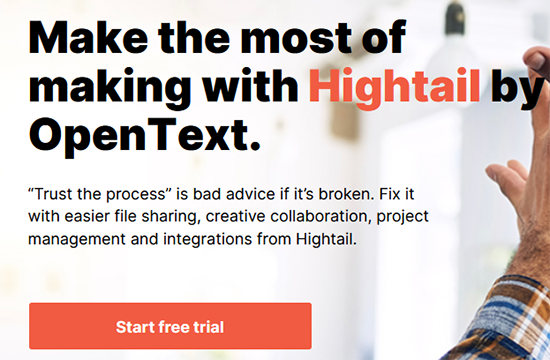 sendbig alternative like hightail