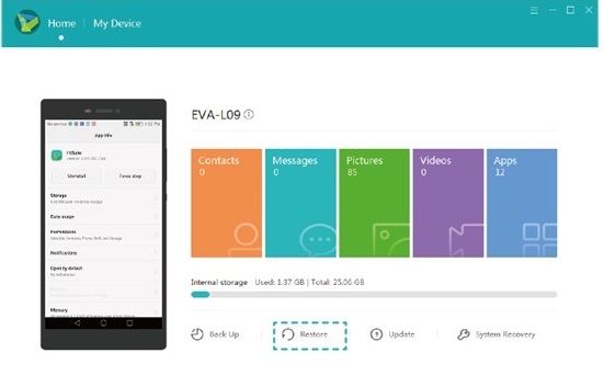 screen mirroring huawei with hisuite