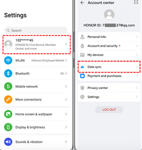 honor sync software like honor data sync and password vault