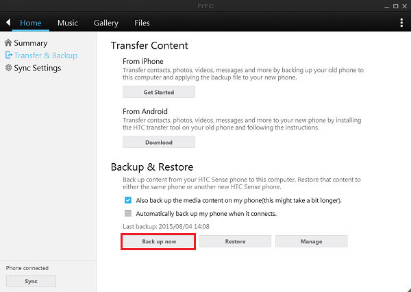 android itunes alternative like htc sync manager