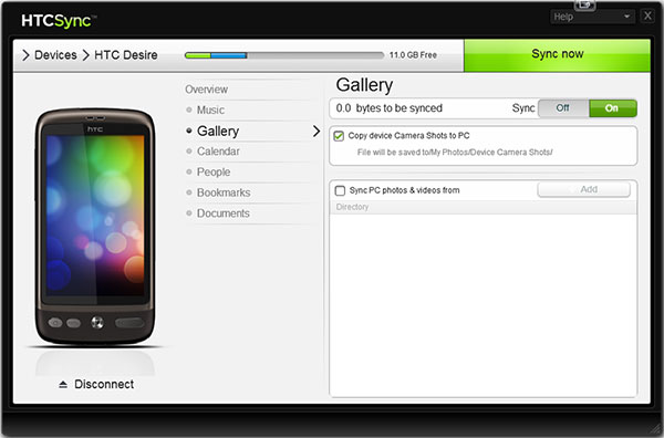 how to transfer pictures from htc one to computer with htc sync