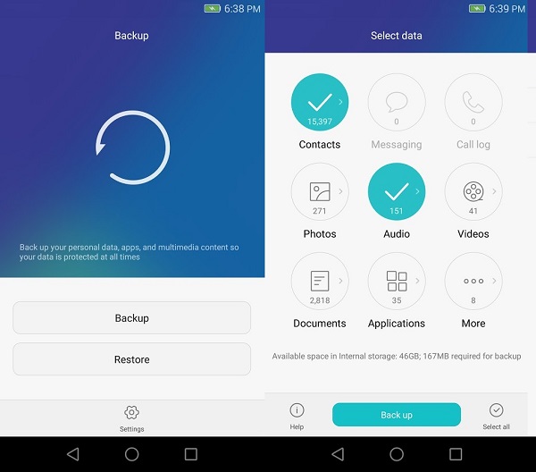 huawei backup application