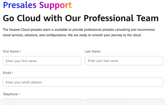 contact huawei support