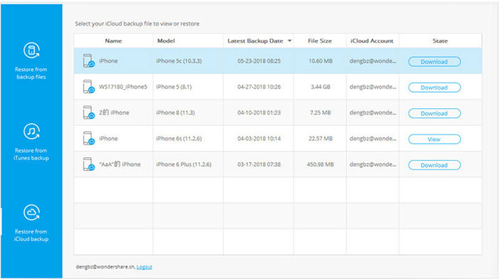 transfer iphone call logs to android with android backup and restore