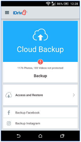 idrive online backup