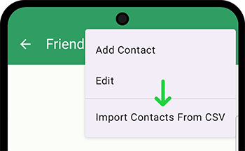 import contacts from pc