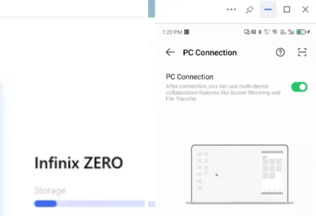 infinix sync software like infinix pc connection