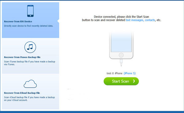 launch iphone data recovery