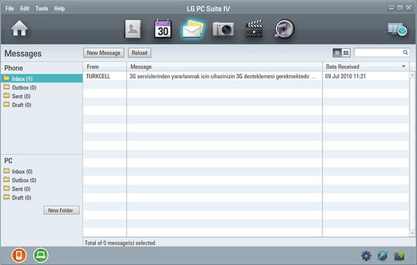download text messages from lg phone with lg pc suite
