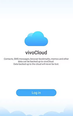 log in to your vivo account
