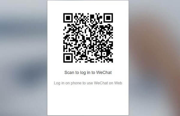 scan to login to web wechat