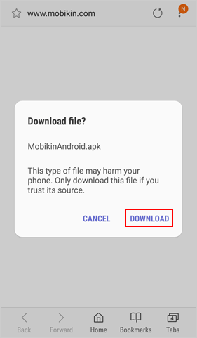 scan qr code to download app