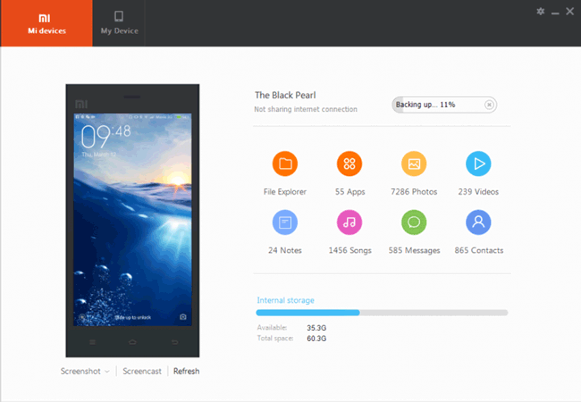 how to transfer xiaomi data to pc with mi pc suite