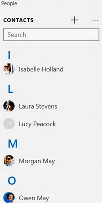 opencontacts alternative like microsoft people