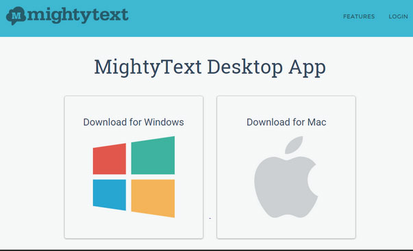 how to read texts on computer using mightytext