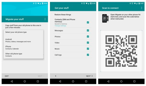 transfer data from samsung to motorola with motorola migrate