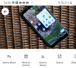 how to transfer google photos to gallery on iphone