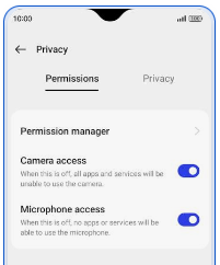 allow permissions