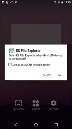 how to view hidden photos on android via es file explorer