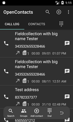 simple contacts alternative like opencontacts
