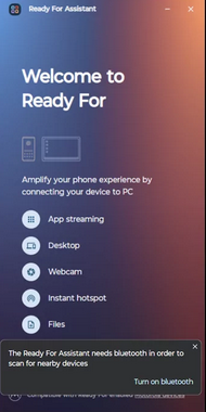 transfer files from motorola to pc with ready for assistant