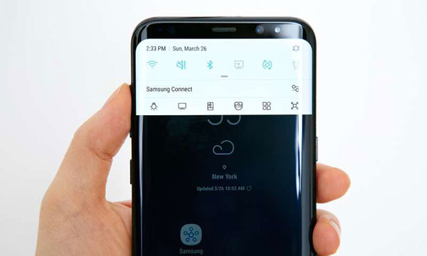 connect wifi on samsung s8 once again