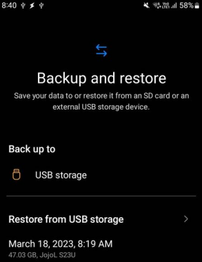 how to restore secure folder on samsung