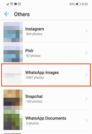 how to save whatsapp photos on android directly