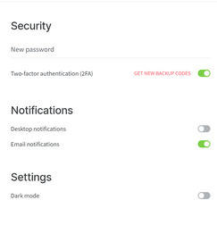 enable two factor anthentication