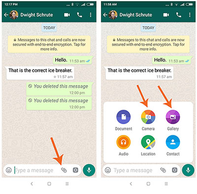 send long videos on android via whatsapp