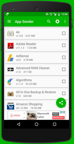 app backup and restore alternative like share apps