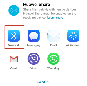 share files from huawei to mac