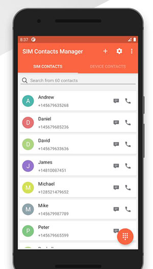 sim contacts manager