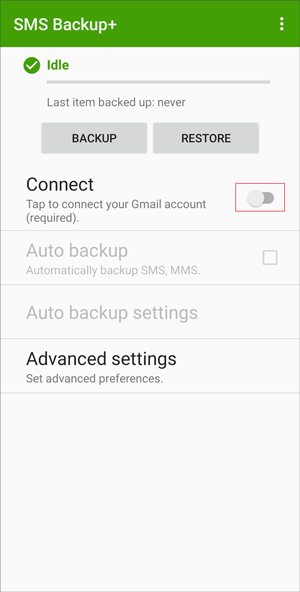 connect to your gmail account