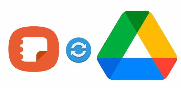 sync samsung notes to google drive