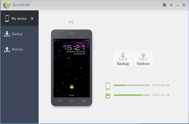 backup android phone to pc software like syncdroid