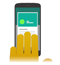 take a screenshot on mi phone via three fingers