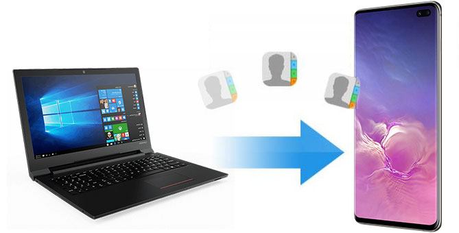 transfer contacts from computer to android