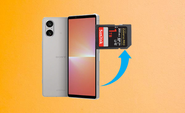 how to transfer data to sd card on sony xperia