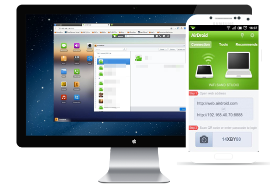 transfer files from android to usb flash drive via airdroid