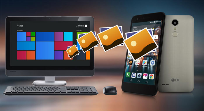 transfer photos from computer to phone