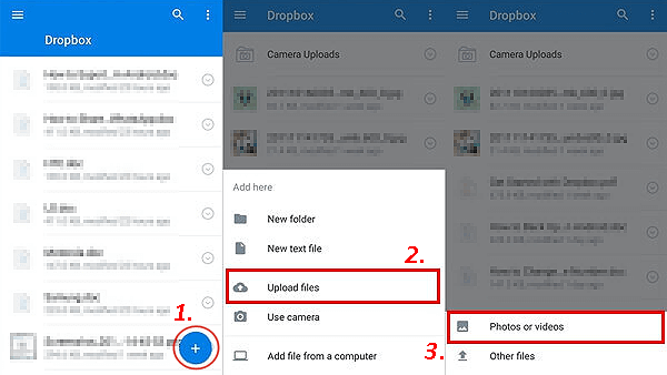 how to transfer photos from lg phone to computer with dropbox