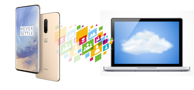 how to transfer photos from oneplus to laptop