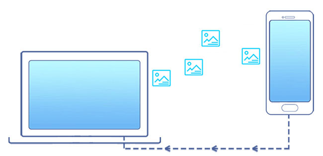 how to transfer photos from phone to laptop