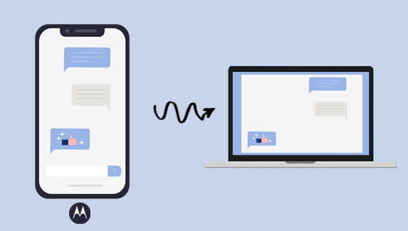 how to transfer text messages from motorola phone to computer
