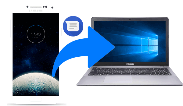 how to download messages from android to pc