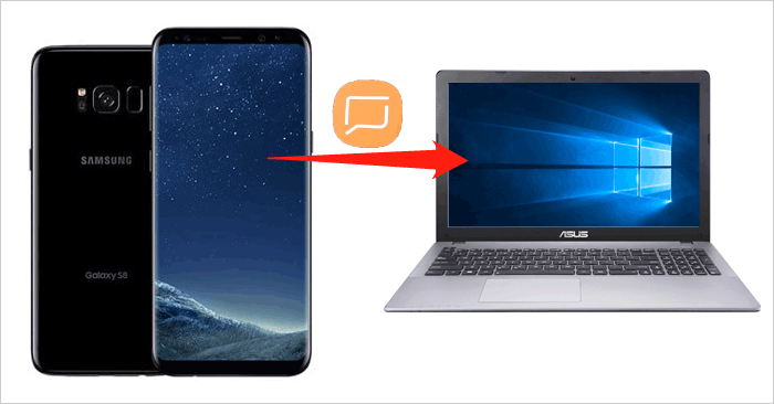 how to transfer text messages from samsung phone to computer