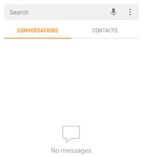 open messages on android