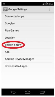 how to enable google now